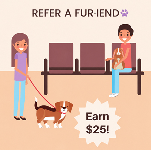 25 off Refer a fur-iend graphics 25 off Refer a fur-iend graphics
